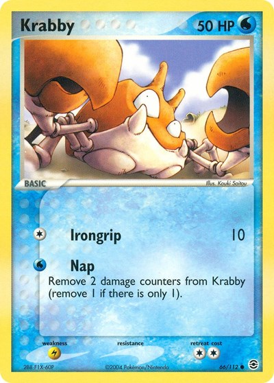 Krabby 66 — EX FireRed & LeafGreen