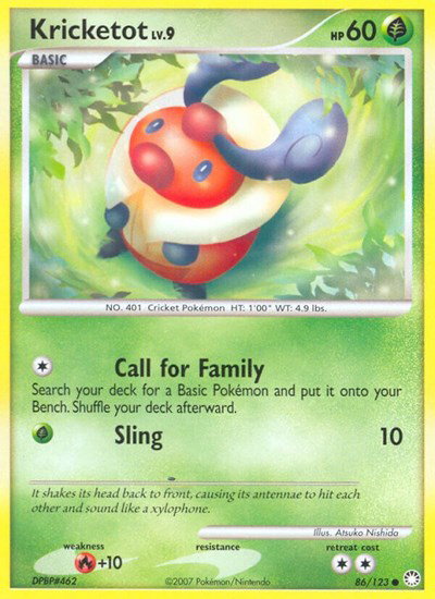 Kricketot 86 — Mysterious Treasures