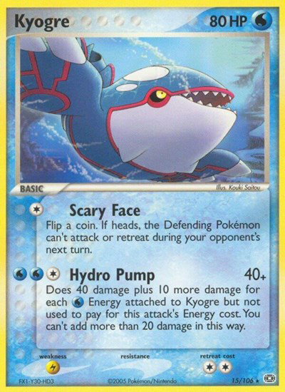 Kyogre (15) 15 — EX Emerald