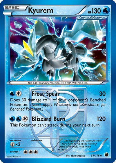 Kyurem (Team Plasma) 31 — Plasma Freeze