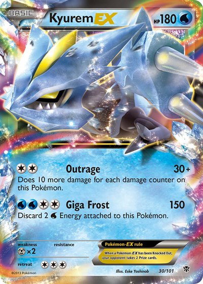 Kyurem EX 30 — Plasma Blast