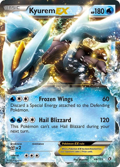 Kyurem EX 44 — Legendary Treasures