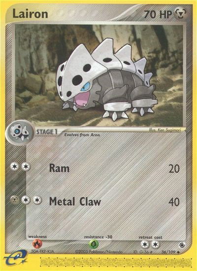 Lairon (36) 36 — EX Ruby & Sapphire