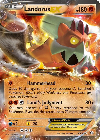 Landorus EX 89 — Boundaries Crossed