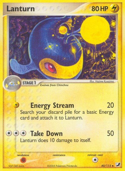 Lanturn 40/115 — EX Unseen Forces