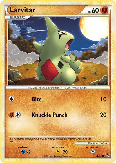 Larvitar (51) 51 — Unleashed