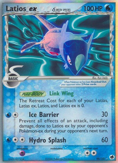 Latios ex (Delta Species) 96/101 — EX Dragon Frontiers