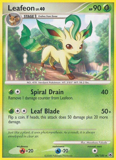 Leafeon (24) 24 — Majestic Dawn