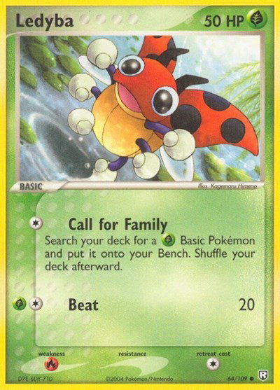 Ledyba 64 — EX Team Rocket Returns
