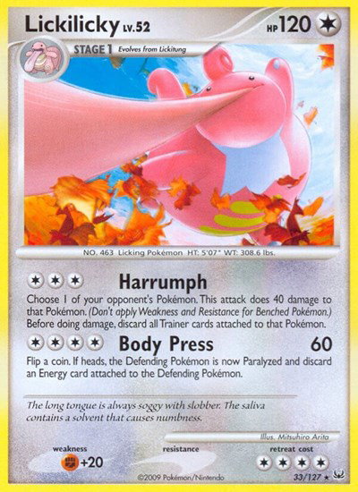 Lickilicky 33 — Platinum