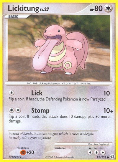 Lickitung 91 — Secret Wonders