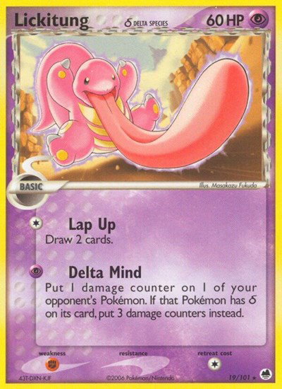 Lickitung (Delta Species) 19/101 — EX Dragon Frontiers