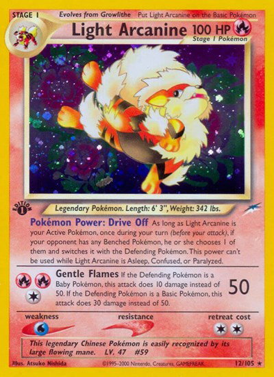 Light Arcanine 12 — Neo Destiny