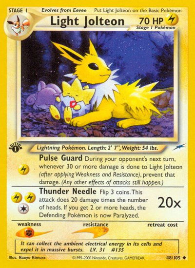Light Jolteon 48 — Neo Destiny