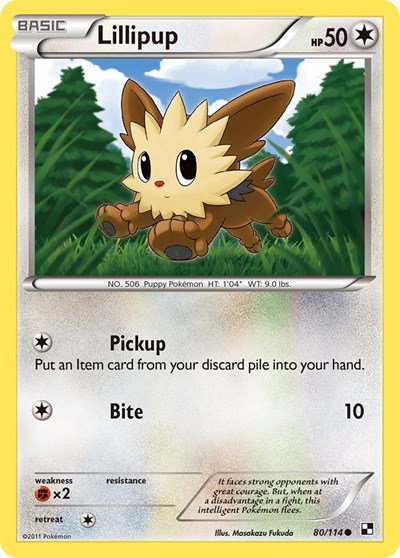 Lillipup (80) 80 — Black and White