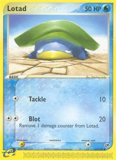 Lotad (67) 67 — EX Sandstorm