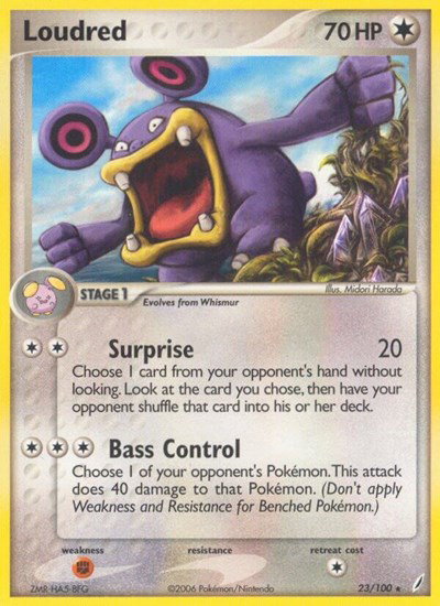 Loudred 23 — EX Crystal Guardians