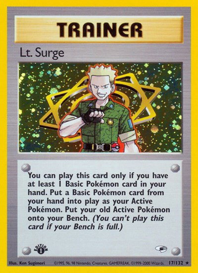 Lt. Surge (17) 17 — Gym Heroes