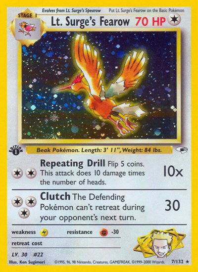 Lt. Surge's Fearow 7 — Gym Heroes