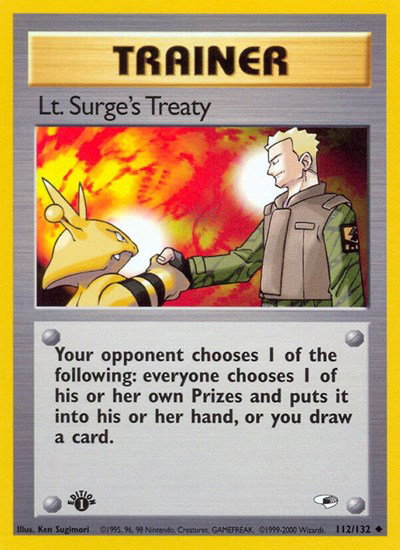 Lt. Surge's Treaty 112 — Gym Heroes