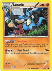 Lucario BW85 — Black and White Promos