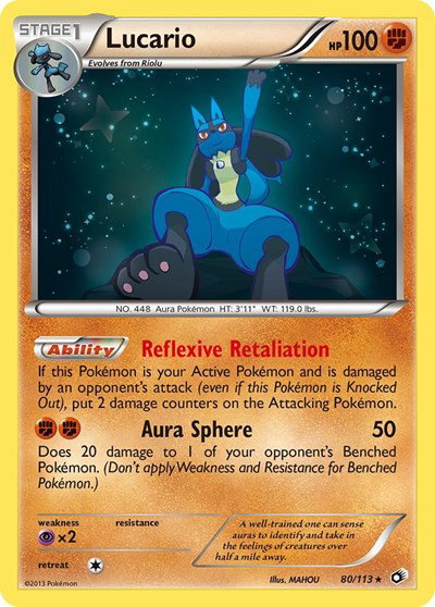 Lucario 80 — Legendary Treasures