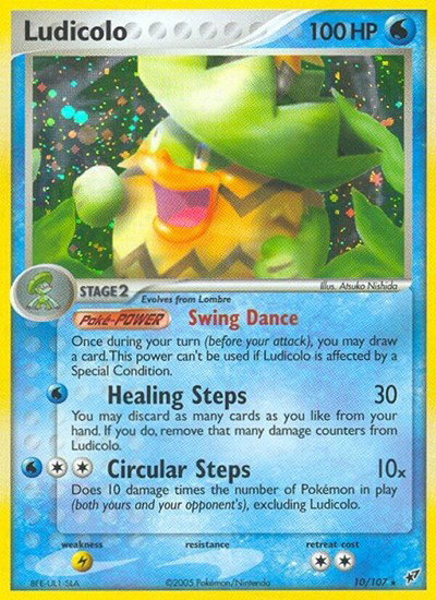 Ludicolo (10) 10 — EX Deoxys