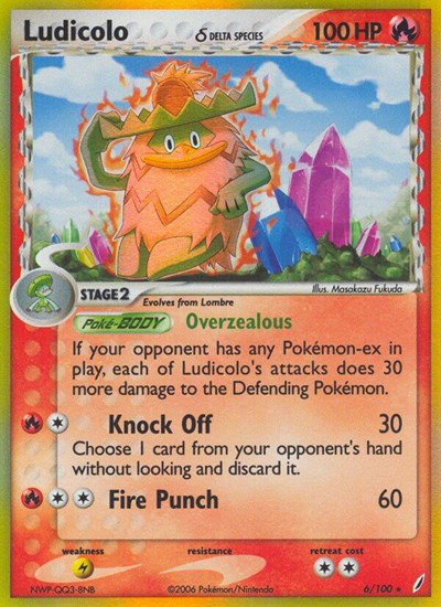 Ludicolo (Delta Species) 6 — EX Crystal Guardians