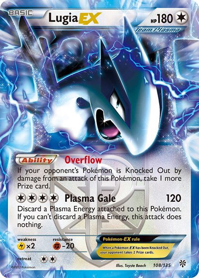 Lugia EX (Team Plasma) 108 — Plasma Storm