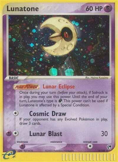 Lunatone 8 — EX Sandstorm