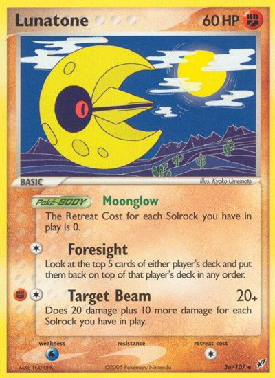 Lunatone 36 — EX Deoxys