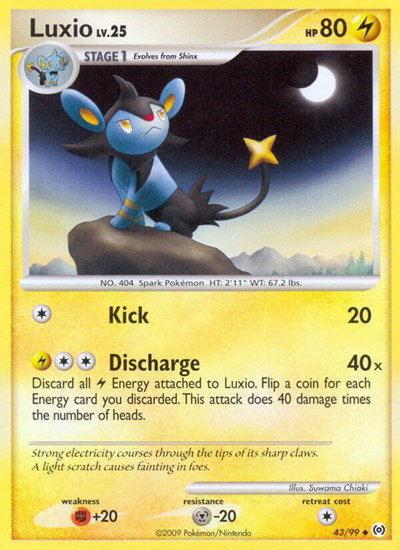Luxio 43/99 — Platinum Arceus