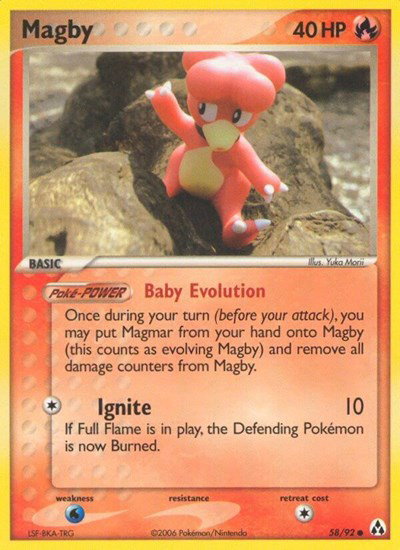 Magby 58 — EX Legend Maker