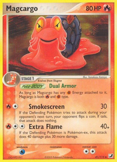 Magcargo 41/115 — EX Unseen Forces