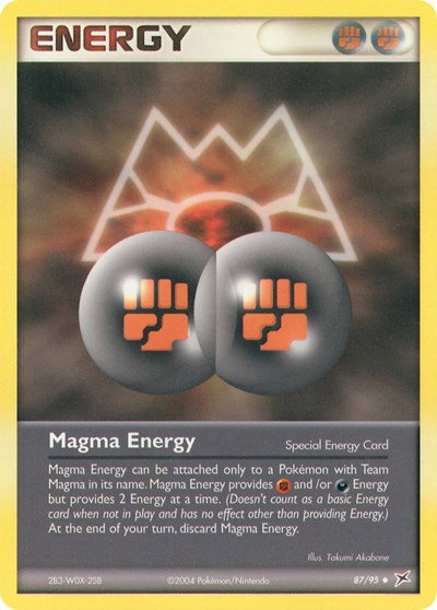 Magma Energy 87 — EX Team Magma vs Team Aqua