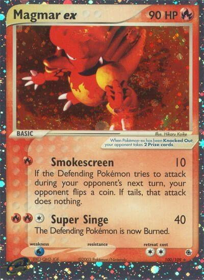 Magmar ex 100 — EX Ruby & Sapphire