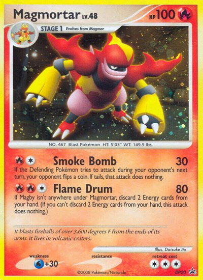 Magmortar DP20 — Diamond and Pearl Promos