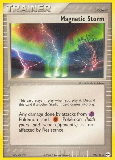Magnetic Storm 91 — EX Hidden Legends
