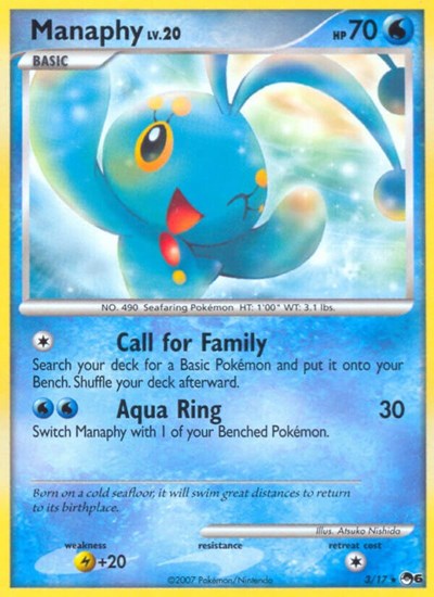 Manaphy 3 — POP Series 6