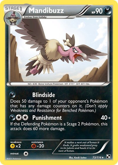 Mandibuzz 73 — Black and White