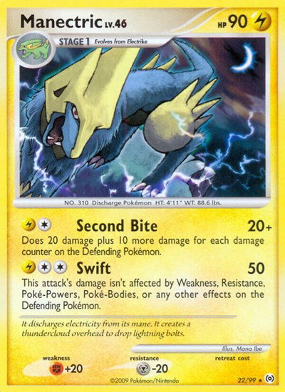 Manectric (22) 22/99 — Platinum Arceus