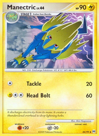 Manectric (44) 44/99 — Platinum Arceus