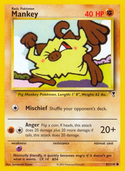Mankey 81 — Legendary Collection