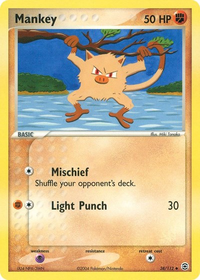 Mankey 38 — EX FireRed & LeafGreen