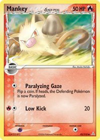 Mankey (Delta Species) 70 — EX Holon Phantoms