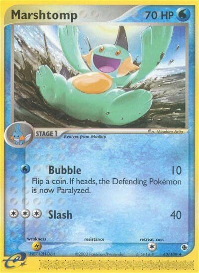 Marshtomp (40) 40 — EX Ruby & Sapphire