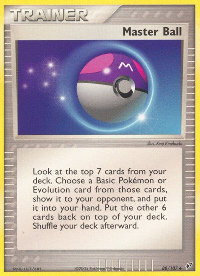 Master Ball 88 — EX Deoxys