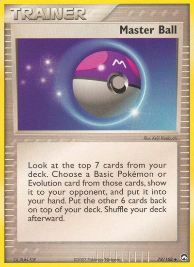 Master Ball 78 — EX Power Keepers