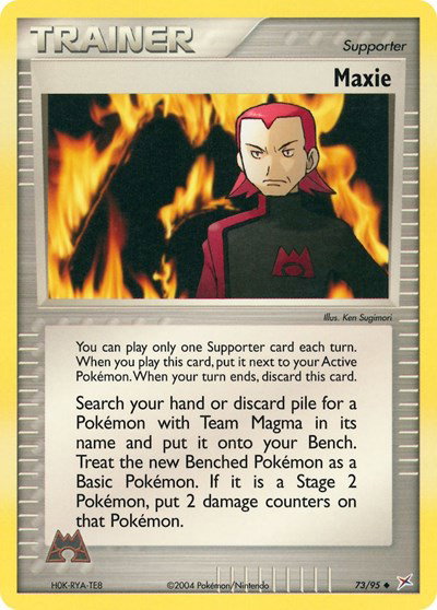 Maxie 73 — EX Team Magma vs Team Aqua
