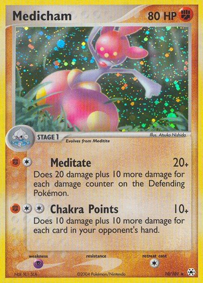 Medicham (10) 10 — EX Hidden Legends
